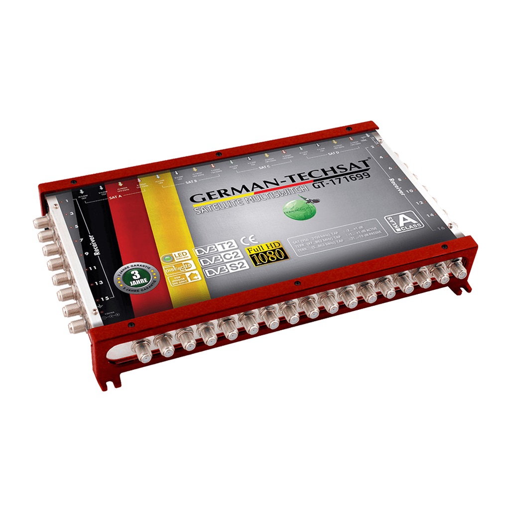 Techsat GT-17/16/99 GERMAN TECHSAT مولتی سوییچ ژرمن تک ست میانی 16 واحدی – تکنو ...